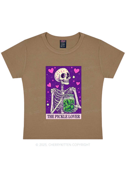 The Pickle Lover Y2K Baby Tee Cherrykitten