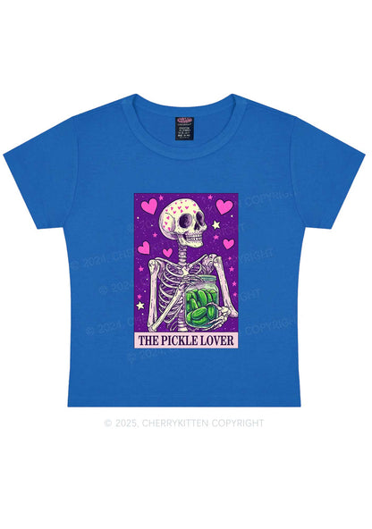 The Pickle Lover Y2K Baby Tee Cherrykitten