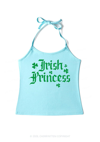 Irish Princess St Patricks Y2K Halter Neck Cami Cherrykitten