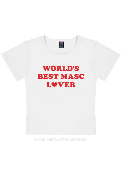 Worlds Best Masc Lover Pride Y2K Baby Tee Cherrykitten