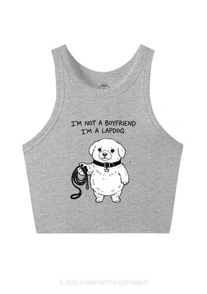 Im A Lapdog Y2K Crop Tank Top Cherrykitten