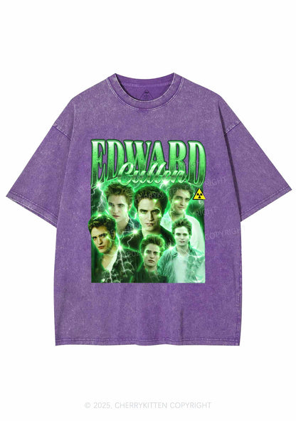 EC Green Lightning Y2K Shirts Washed Tee Cherrykitten