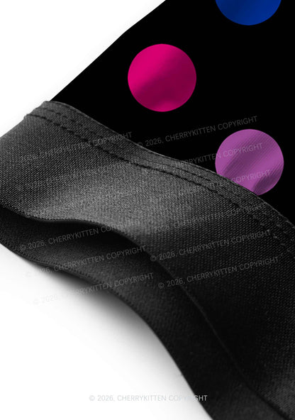 Bisexual Dots On Black Pride Y2K Print Men Boxer Briefs Cherrykitten