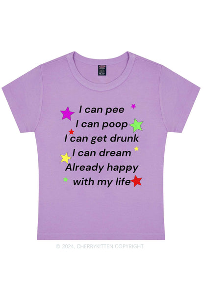 Already Happy Life Y2K Baby Tee Cherrykitten