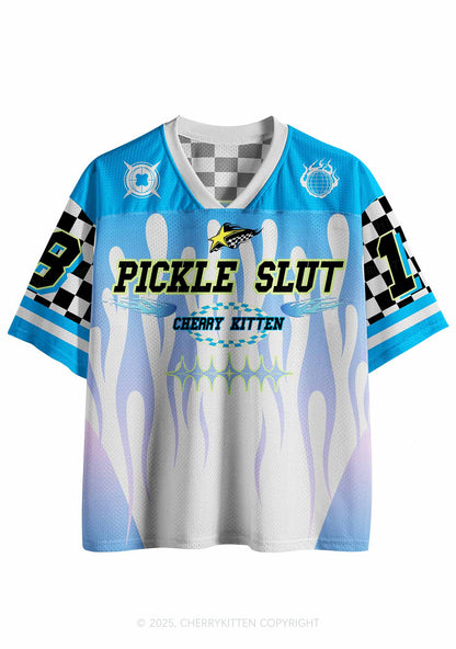 Custom Blue Pickle Slxt Y2K Sport Jersey Shirts Cherrykitten