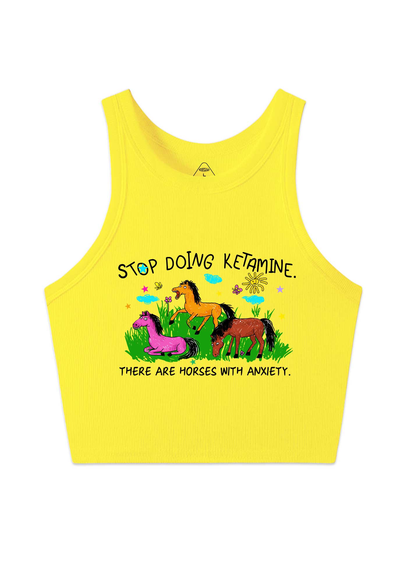 Stop Doing Kxxamine Y2K Crop Tank Top Cherrykitten