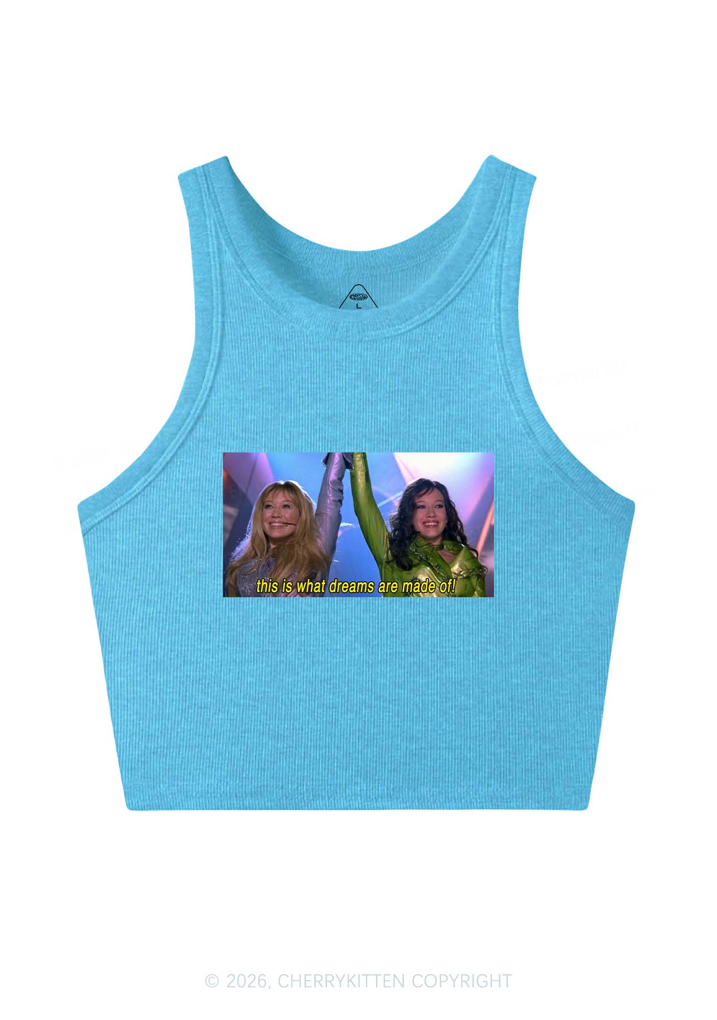 This Is What Dreams Are Y2K Crop Tank Top Cherrykitten