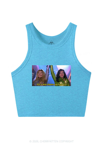 This Is What Dreams Are Y2K Crop Tank Top Cherrykitten