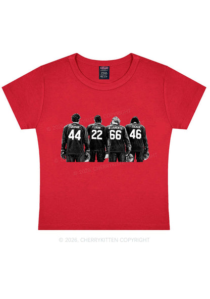 Hockey Crew Y2K Baby Tee Cherrykitten