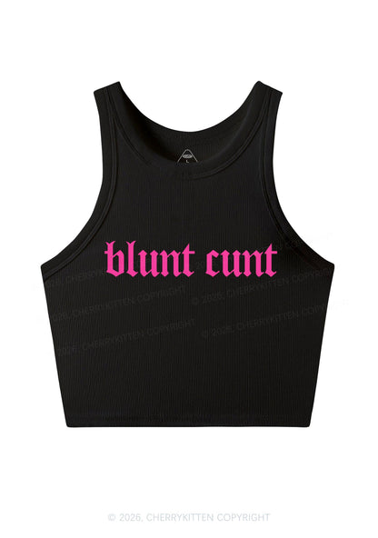 Blunt Cxxt Y2K Crop Tank Top Cherrykitten