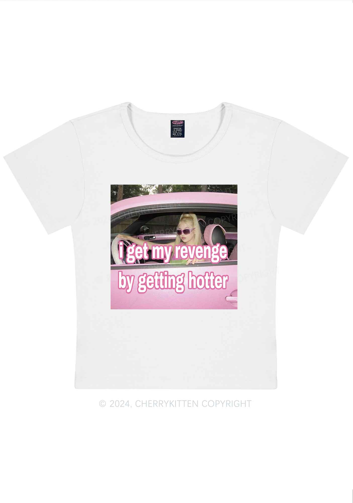 Get My Revenge Y2K Baby Tee Cherrykitten