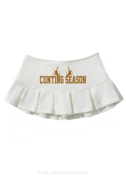 Cunting Season Y2K Mini Pleated Skirts Cherrykitten