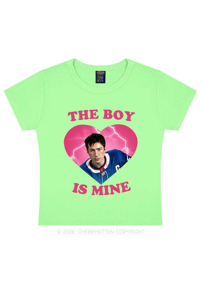 The Boy Is Mine HR Y2K Baby Tee Cherrykitten