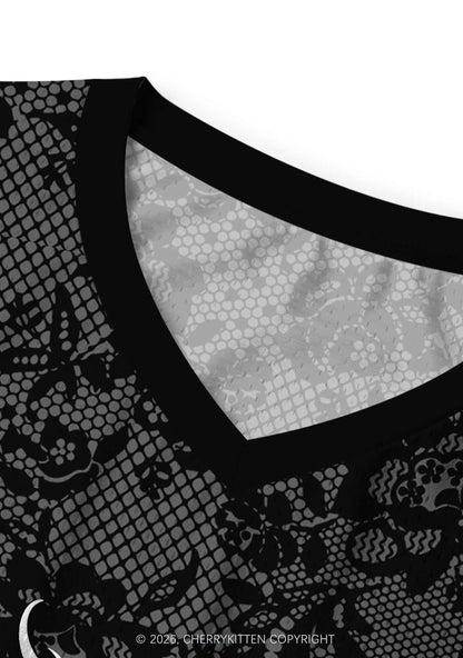 Punk Rivets Dyke Pride Y2K Sport Jersey Tank Cherrykitten
