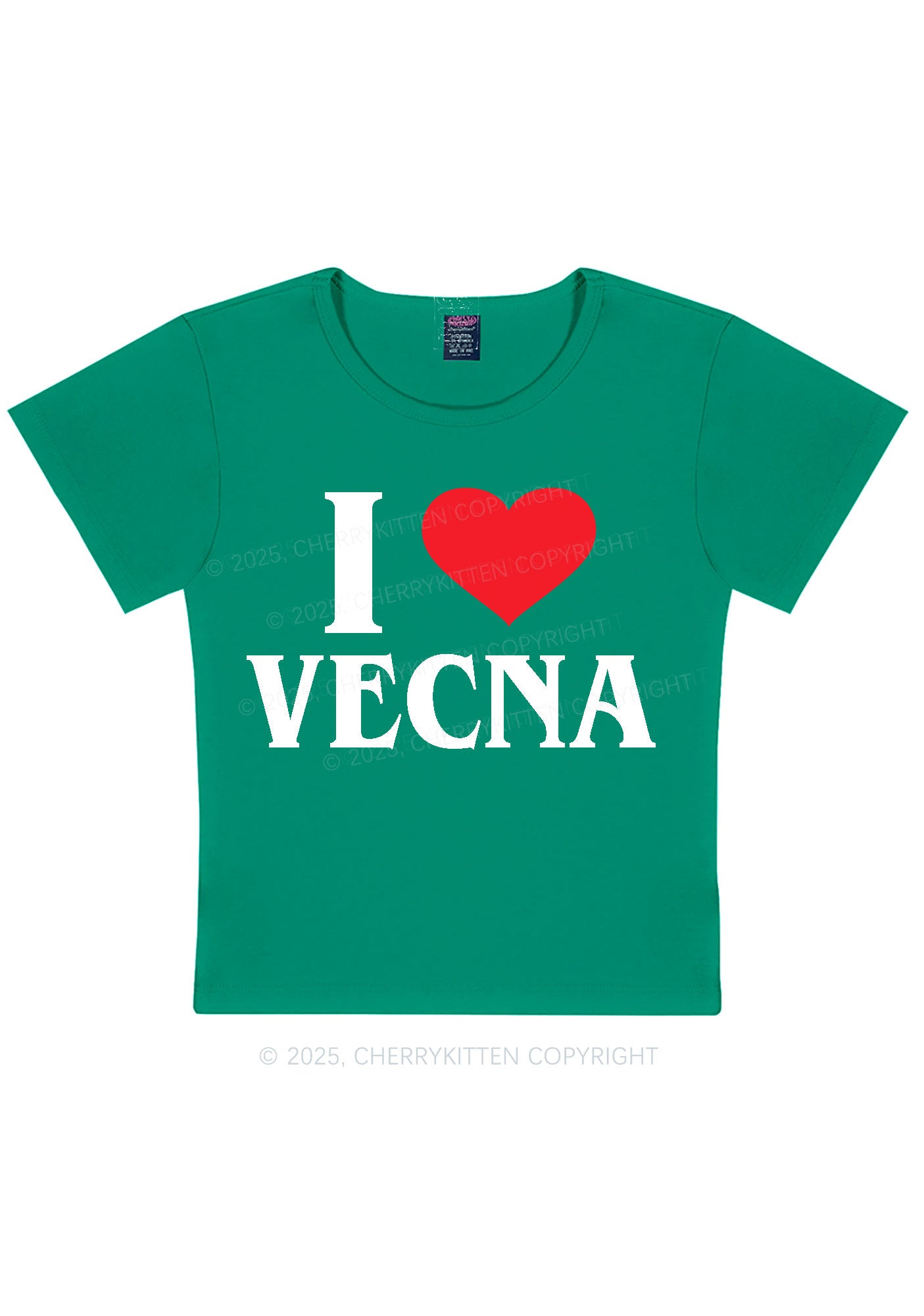 I Love VN Y2K Baby Tee Cherrykitten