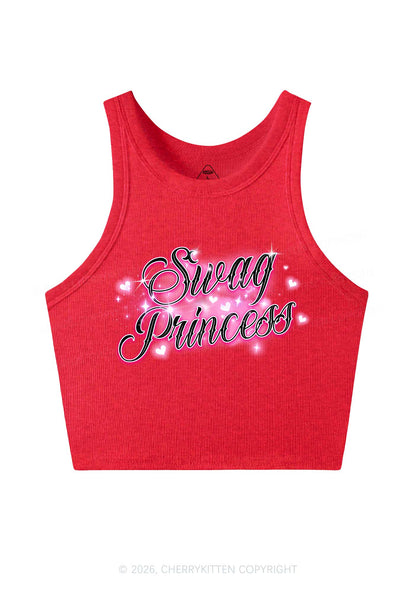 Swag Princess Y2K Crop Tank Top Cherrykitten