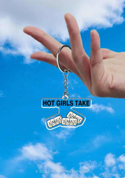 Hot Girls Take Xanax 1Pc Y2K Keychain Cherrykitten