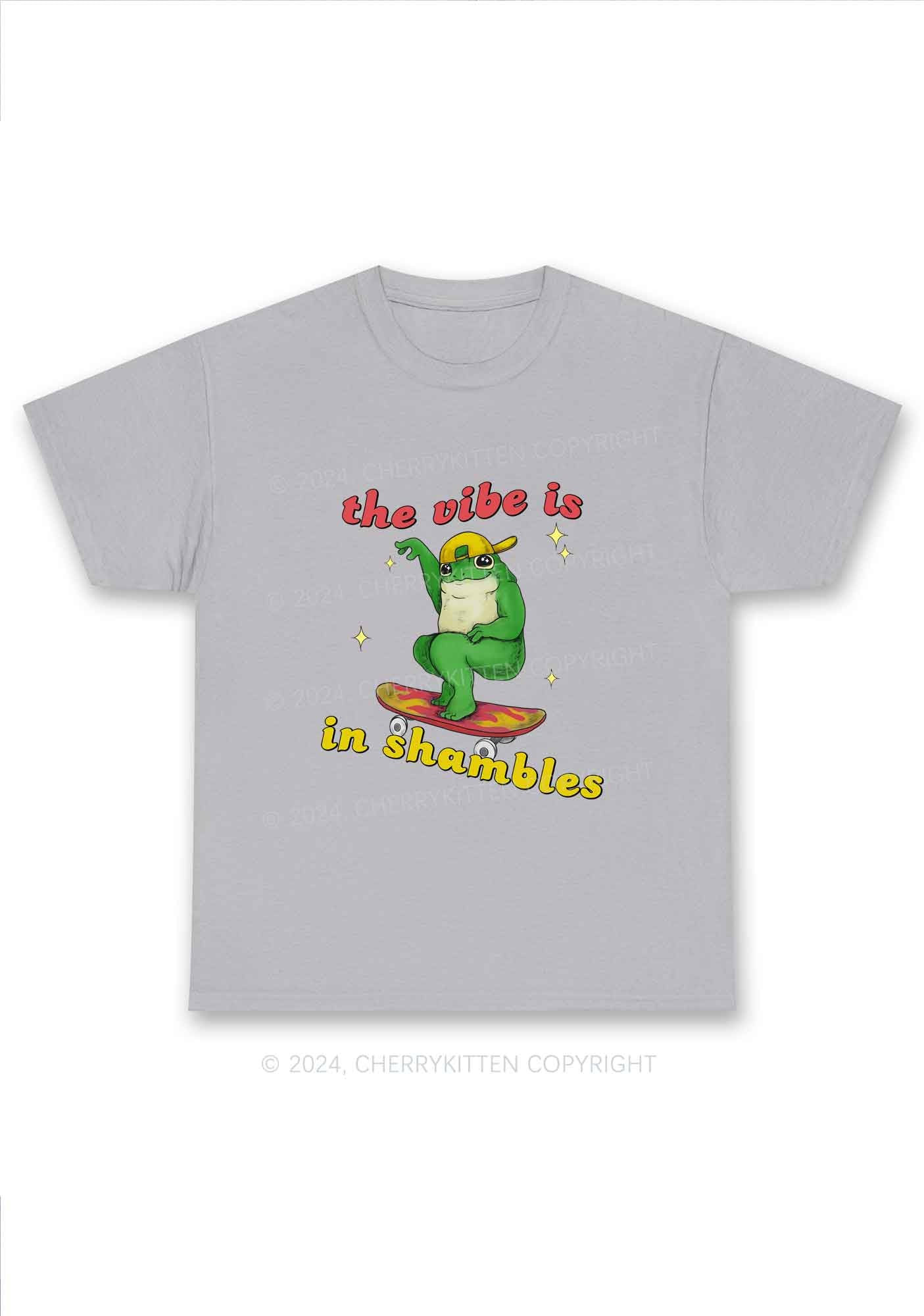 Shambles Vibe Y2K Chunky Shirt Cherrykitten