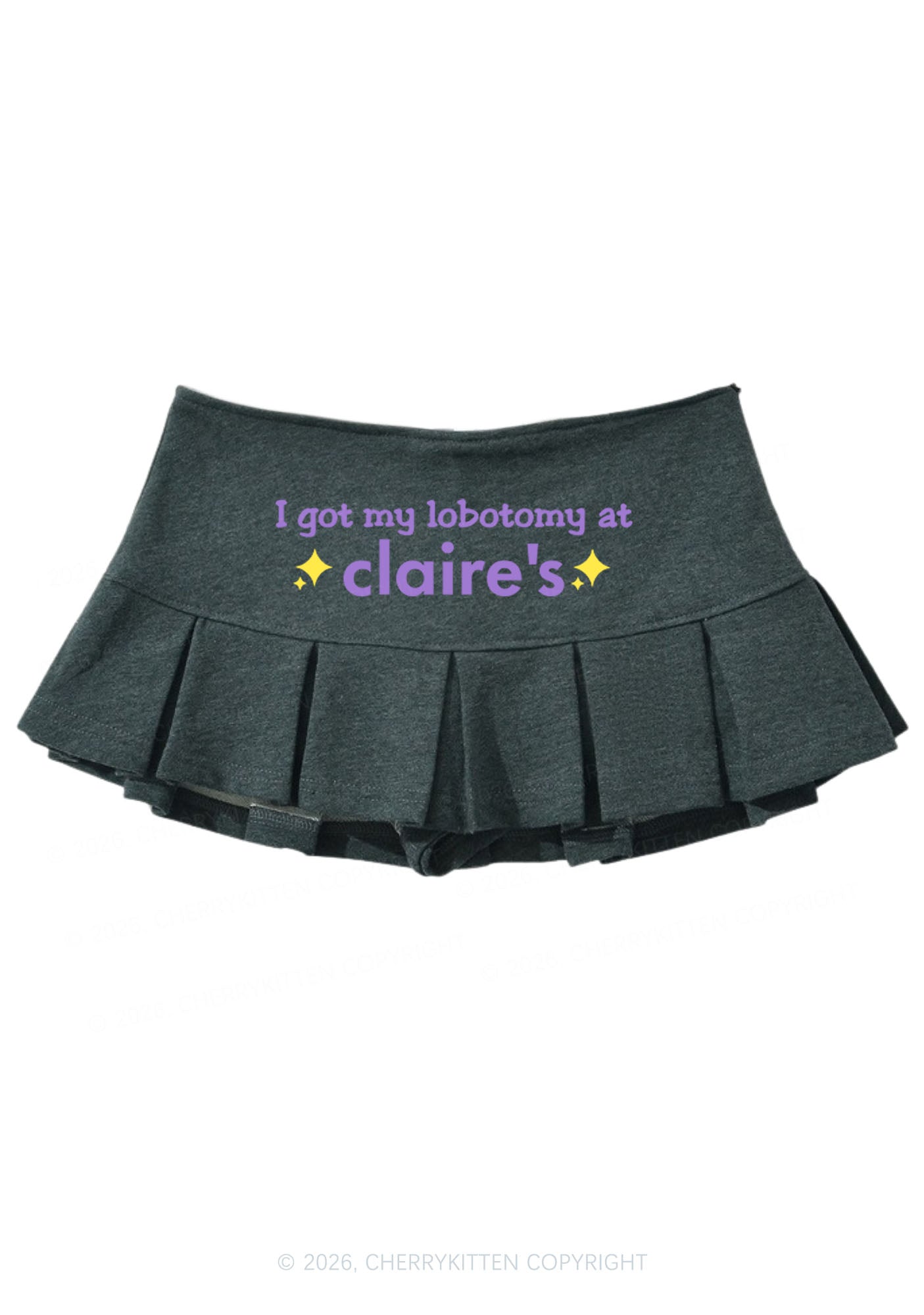 I Got My Lobotomy At Claires Y2K Mini Pleated Skirts Cherrykitten