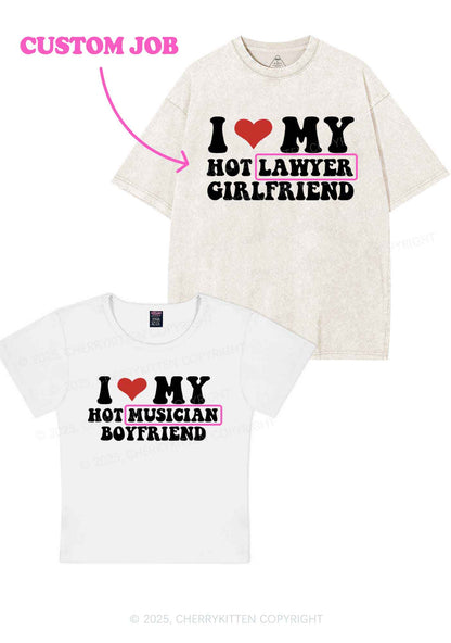 Custom My Hot Lawyer GF Y2K Valentine's Day Couple Shirt Cherrykitten