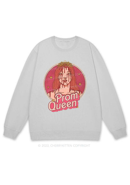 Bloodstain Prom Queen Y2K Sweatshirt Cherrykitten
