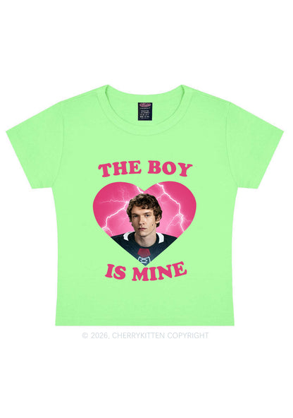 The Boy Is Mine CS Y2K Baby Tee Cherrykitten
