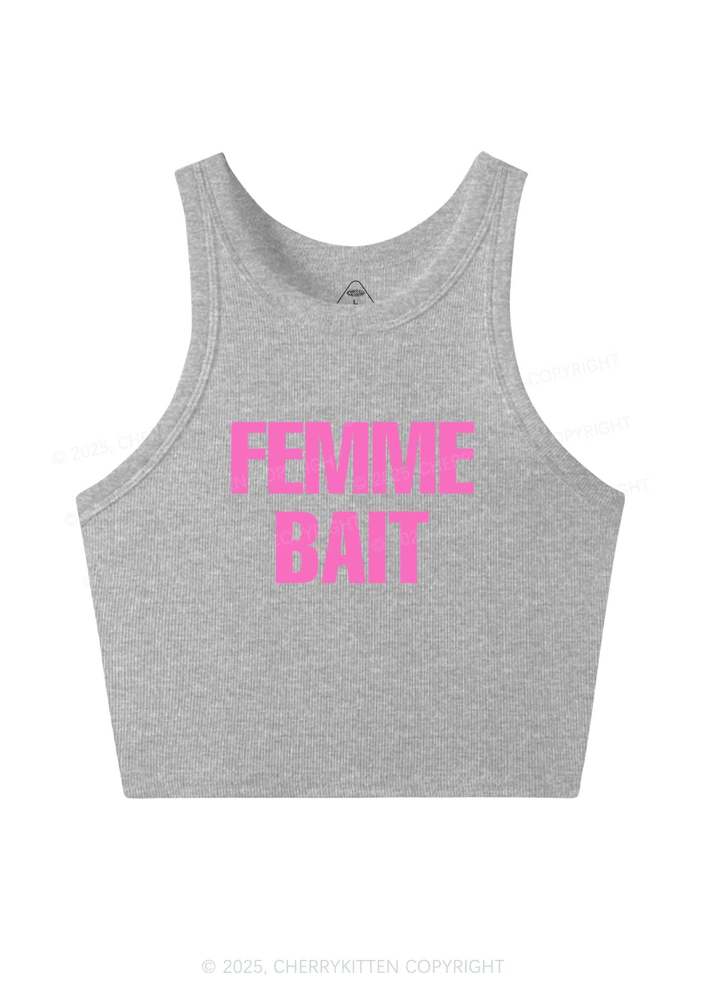 Femme Bait Y2K Crop Tank Top Cherrykitten