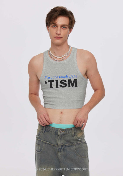 Got A Touch Of TISM Y2K Crop Tank Top Cherrykitten