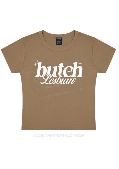 Butch Lesbian Y2K Baby Tee Cherrykitten