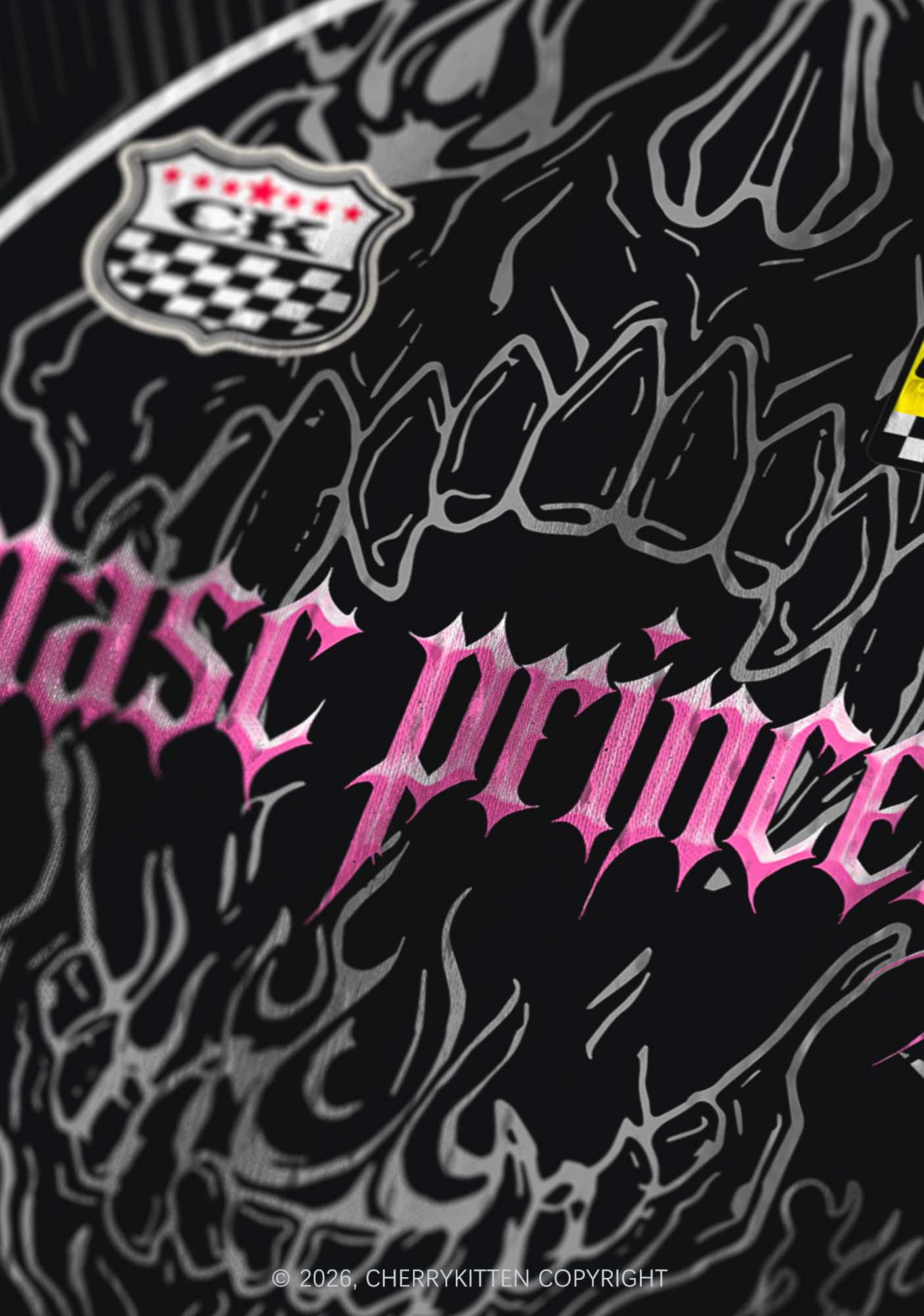 Masc Princess Dark Skull Pride Y2K Sport Jersey Tank Cherrykitten