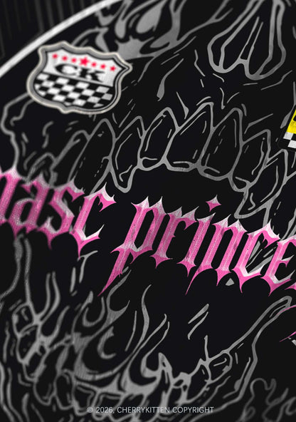 Masc Princess Dark Skull Pride Y2K Sport Jersey Tank Cherrykitten