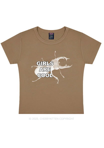 Beetle Girls Are Cool Y2K Baby Tee Cherrykitten