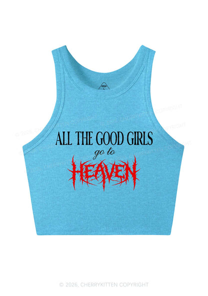 Good Girls Go To Heaven Y2K Crop Tank Top Cherrykitten