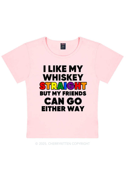 I Like Straight Pride Y2K Baby Tee Cherrykitten