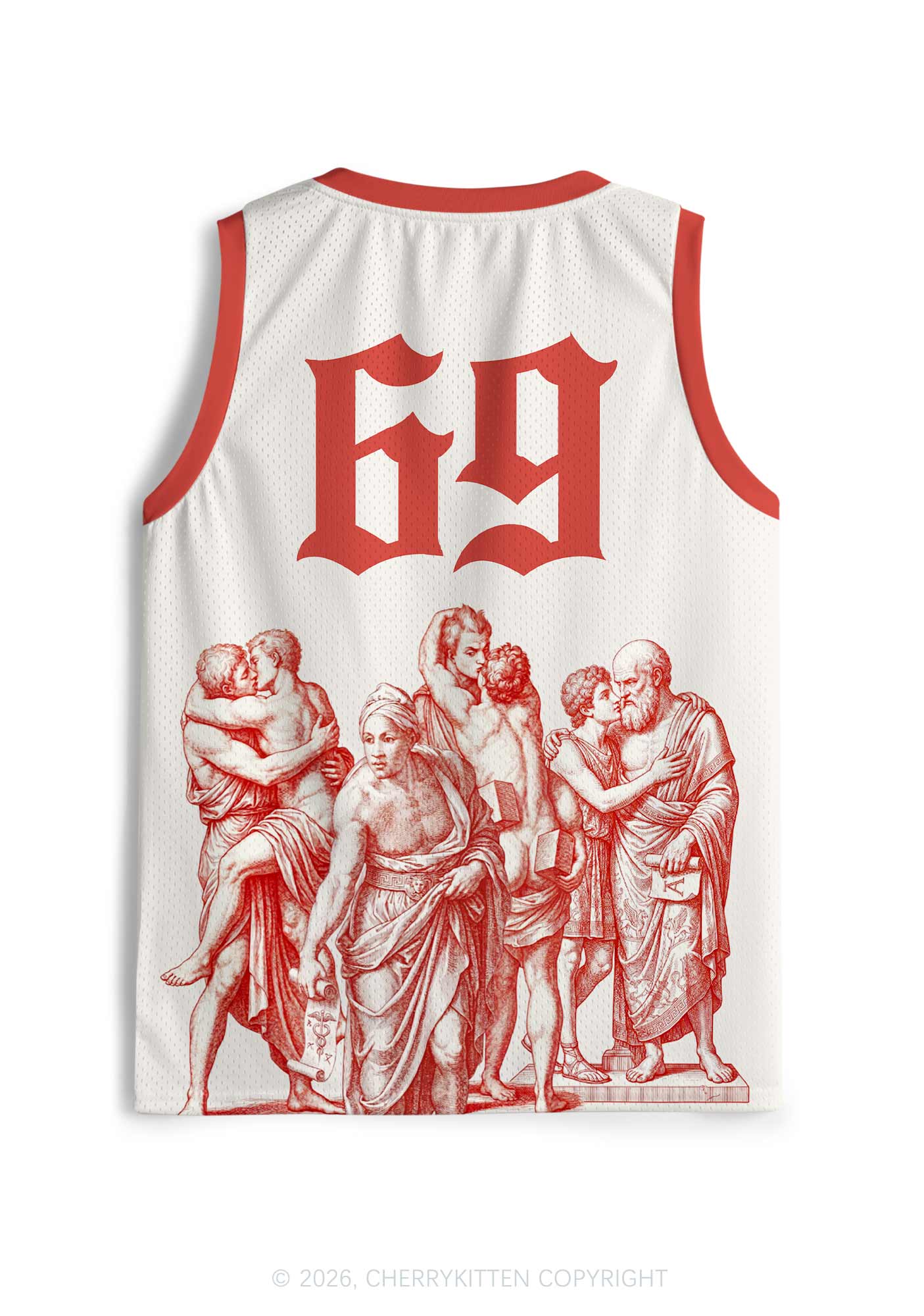 Ancient Greek Lovers Pride Y2K Sport Jersey Tank Cherrykitten