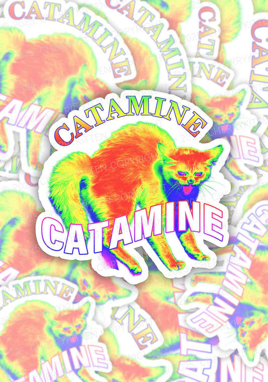 Thermal Cat 1Pc Y2K Sticker Cherrykitten