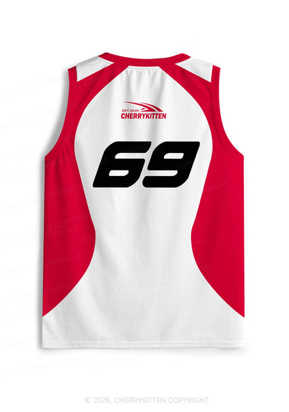Get On My Knees For Hot Girls Pride Y2K Sport Jersey Tank Cherrykitten
