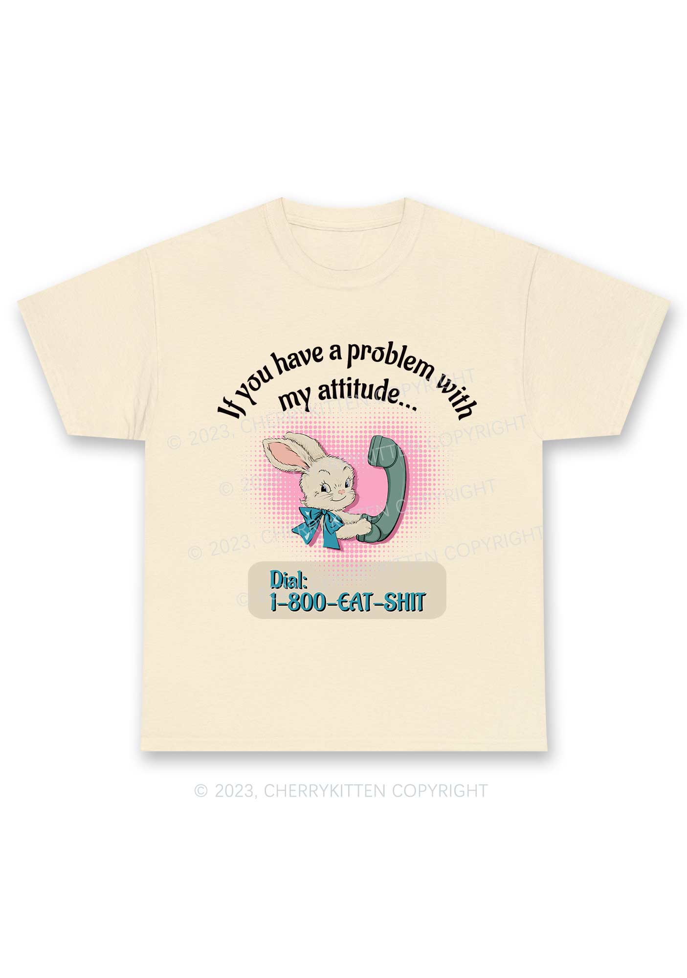 You Have A Problem Y2K Chunky Shirt Cherrykitten