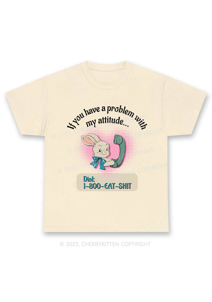 You Have A Problem Y2K Chunky Shirt Cherrykitten