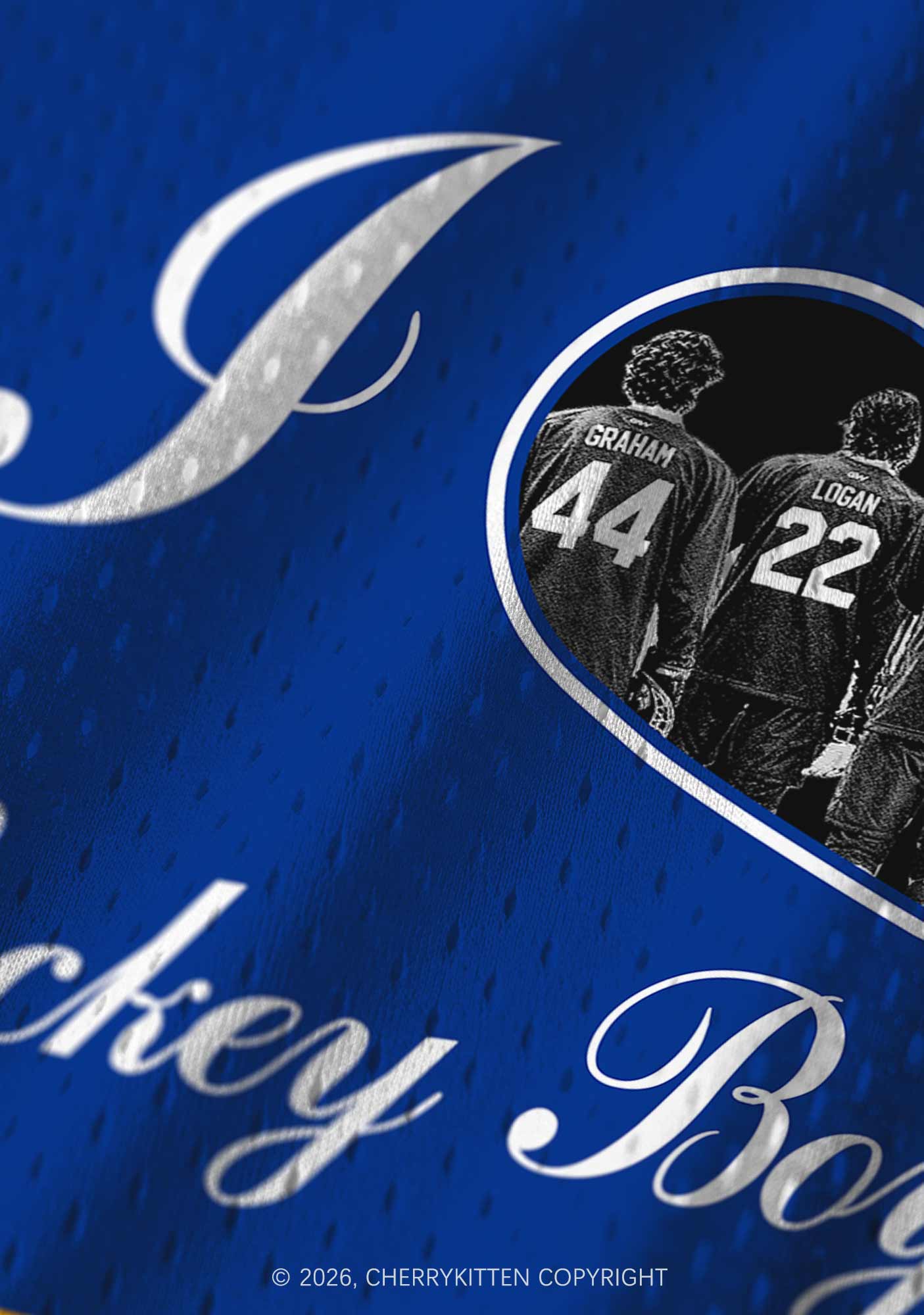 I Love Four Hockey Boys DL Y2K Sport Jersey Tank Cherrykitten