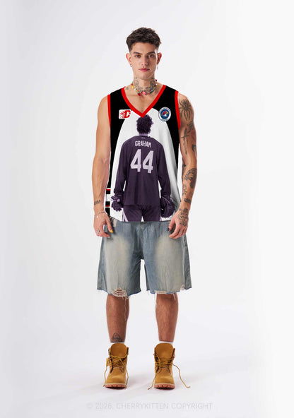 Hockey Player GG Y2K Sport Jersey Tank Cherrykitten