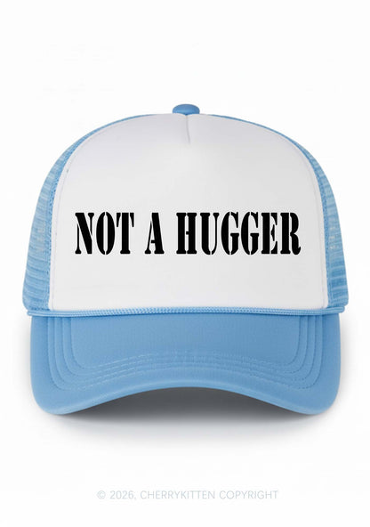 Not A Hugger Y2K Colorblock Trucker Hat Cherrykitten