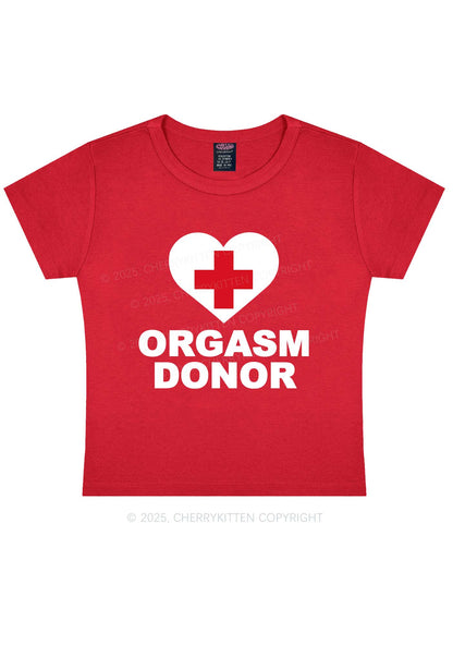 Orgxsm Donor Y2K Baby Tee Cherrykitten