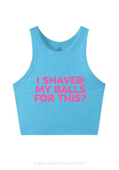 Shaved My Balls For This Y2K Crop Tank Top Cherrykitten