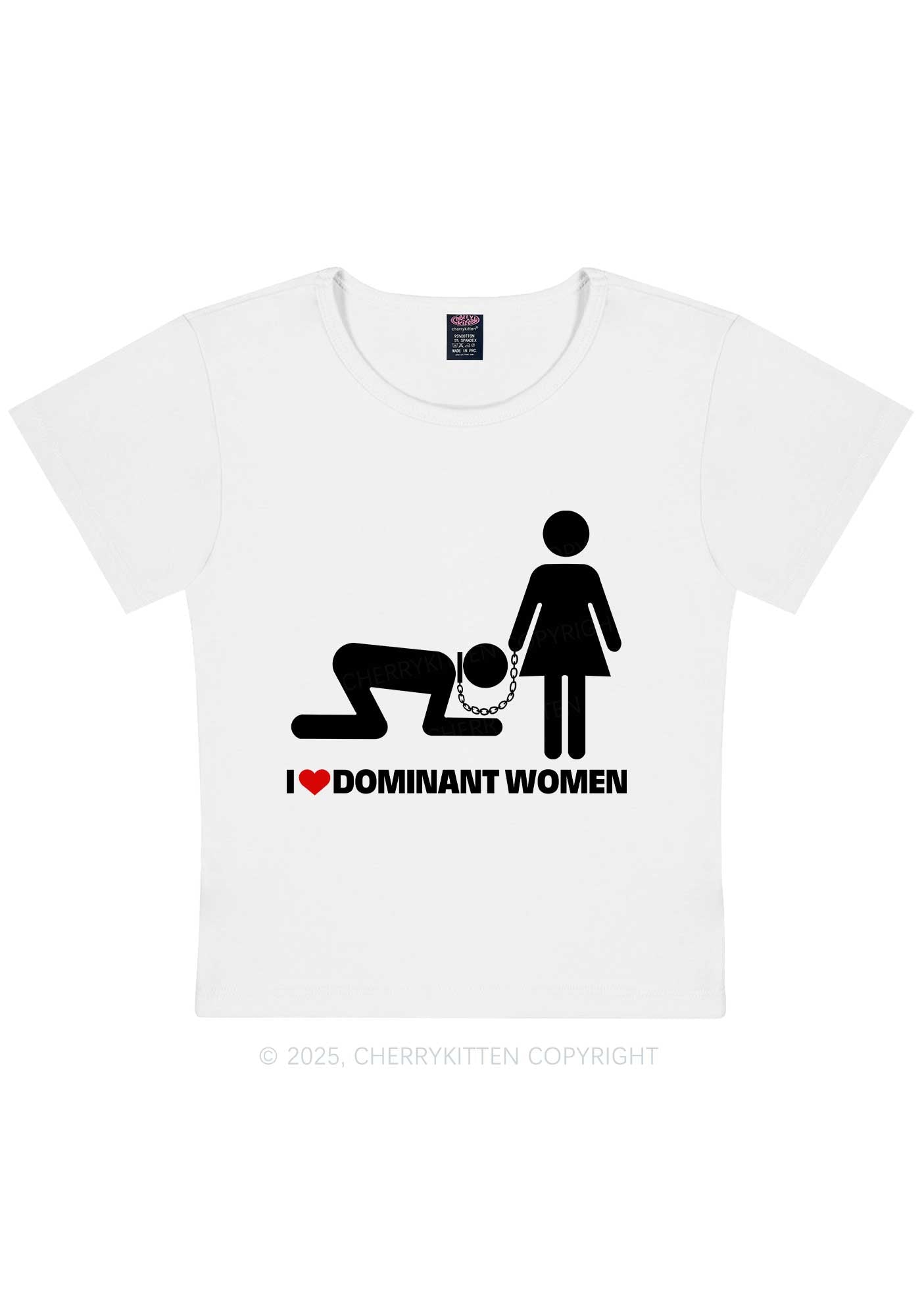 Love D Women Pride Y2K Baby Tee Cherrykitten
