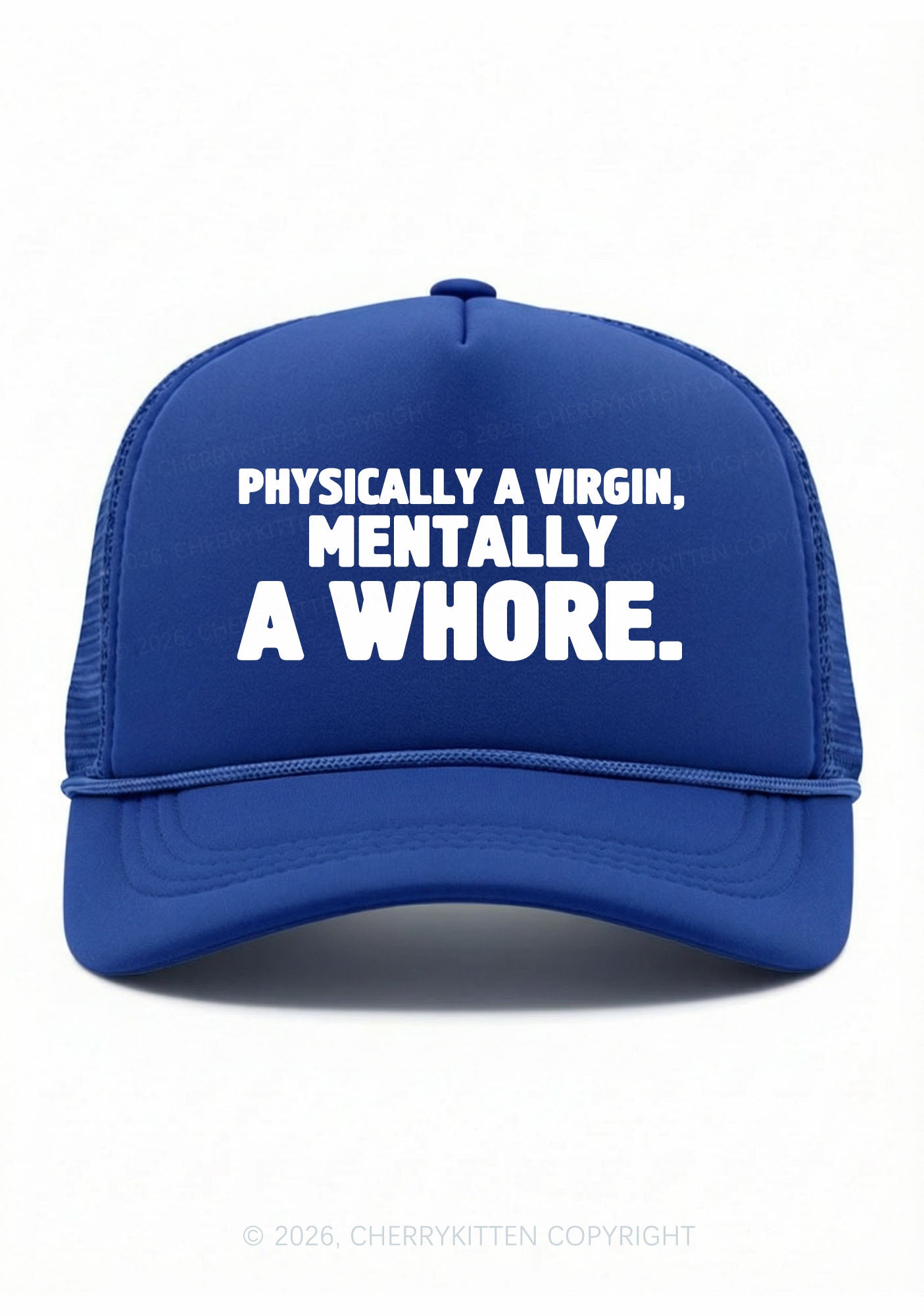 Mentally A Hore Y2K Trucker Hat Cherrykitten
