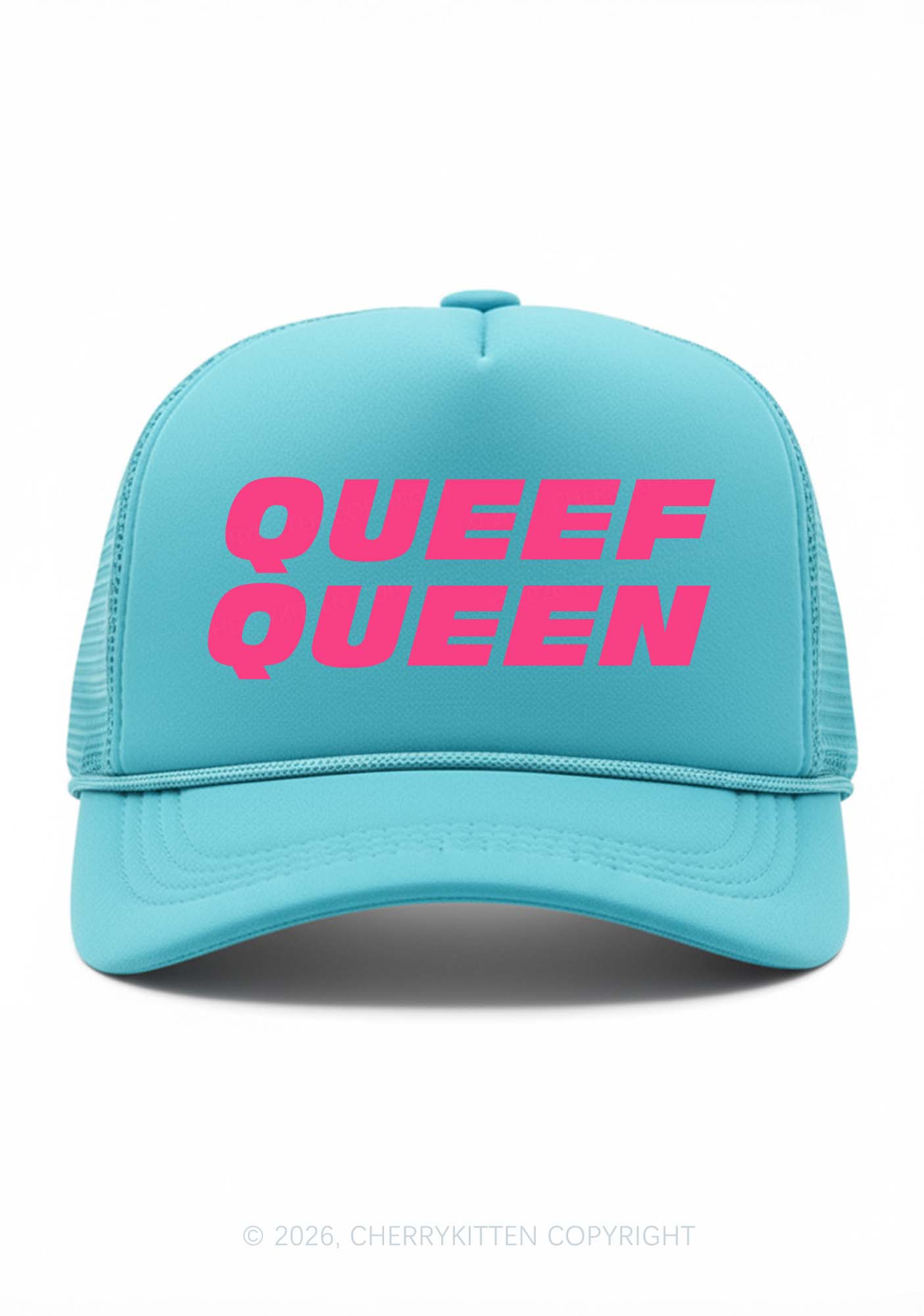 Queef Queen Y2K Trucker Hat Cherrykitten