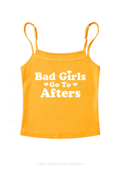 Bad Girls Go Afters Y2K Spaghetti Strap Cami Cherrykitten
