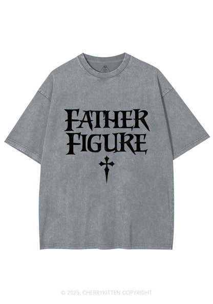 Halloween Father Figure Y2K Shirts Washed Tee Cherrykitten