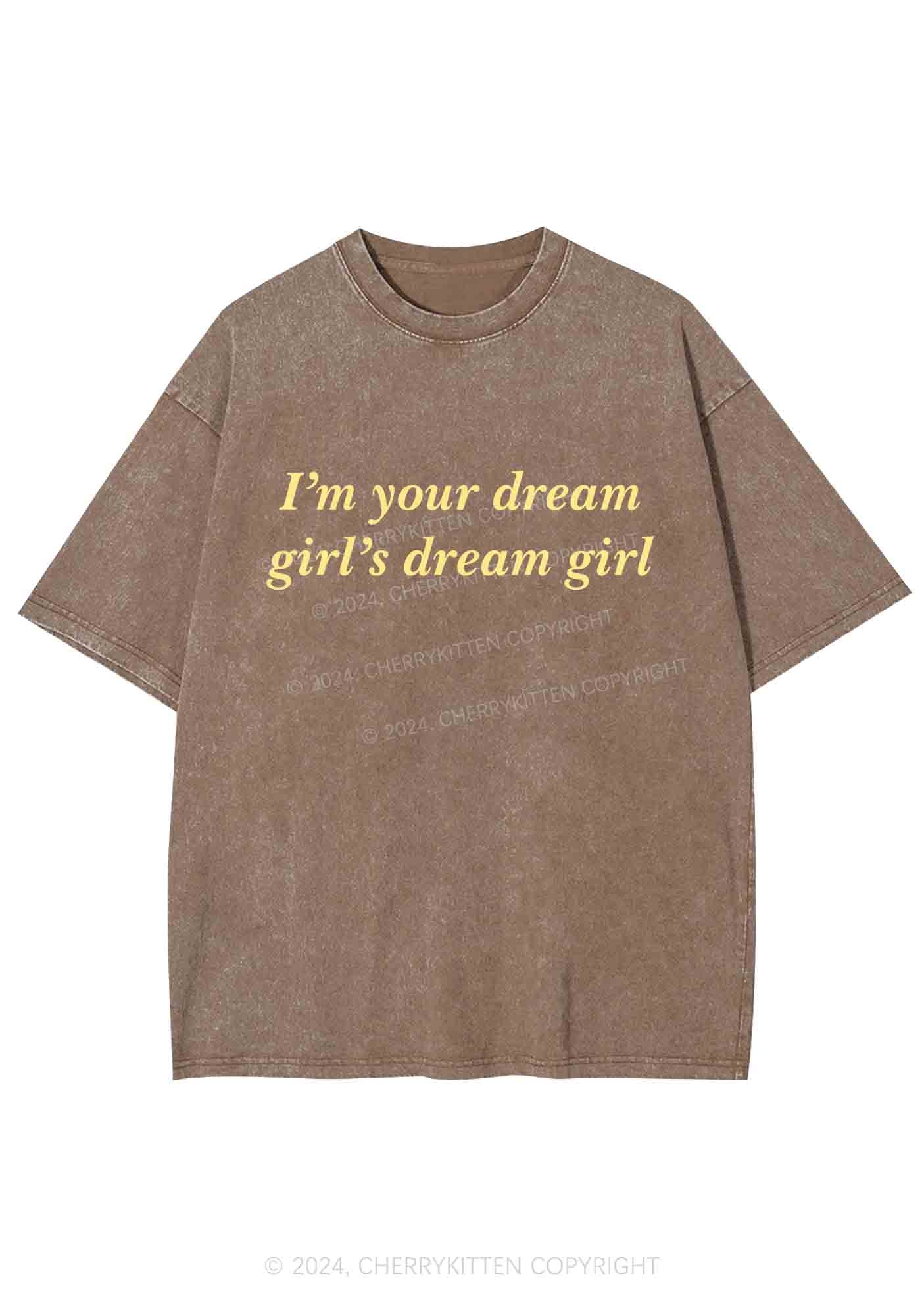 Dream Girl Y2K Washed Tee Cherrykitten